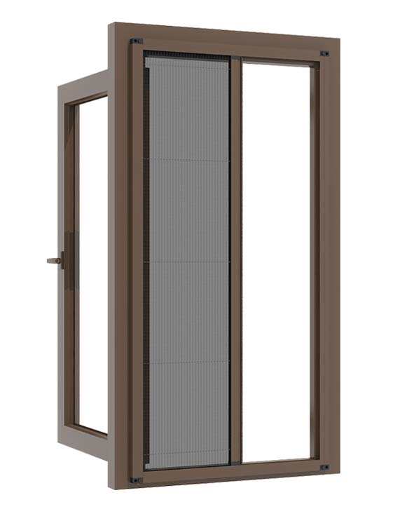 Yatay Açılır Sürgülü Pilise Kapı Sineklik